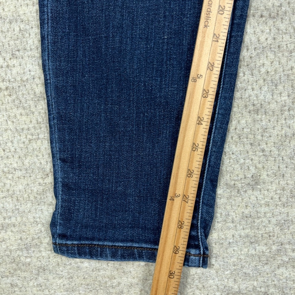 Judy Blue Jeans Women‎ 15 32 Slim Fit Straight Leg Dark Wash High Rise Faded - Picture 8 of 13